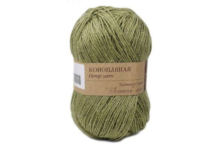 Пряжа ПЕХОРКА Конопляная // 090 // 238 // Светлая полынь