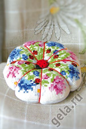 21.002.08 Набор для вышивания Марья Искусница игрушка "Цветочная тыковка"