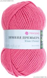 Пряжа ПЕХОРКА Зимняя премьера // 060 // 378 // Герань