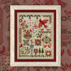 0151-КК-С Схема для вышивания OwlForest «Красные кардиналы»