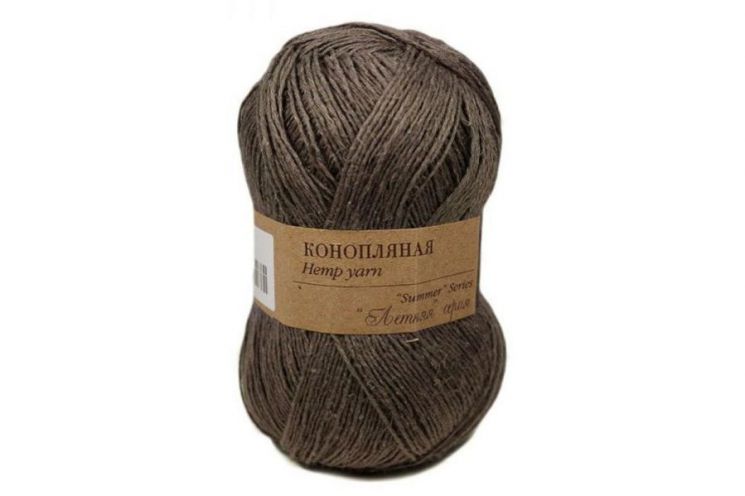 Пряжа ПЕХОРКА Конопляная // 090 // 585 // Графит