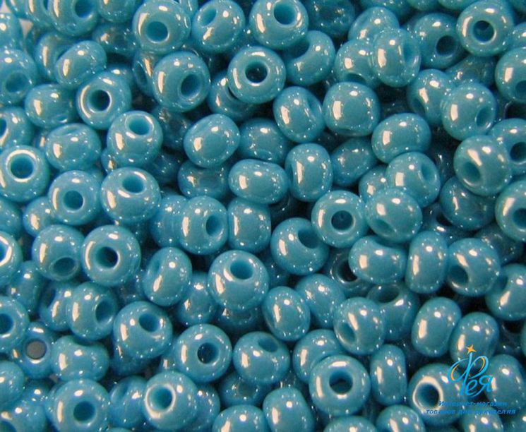 Бисер Preciosa 68030 бирюзовый перламутровый