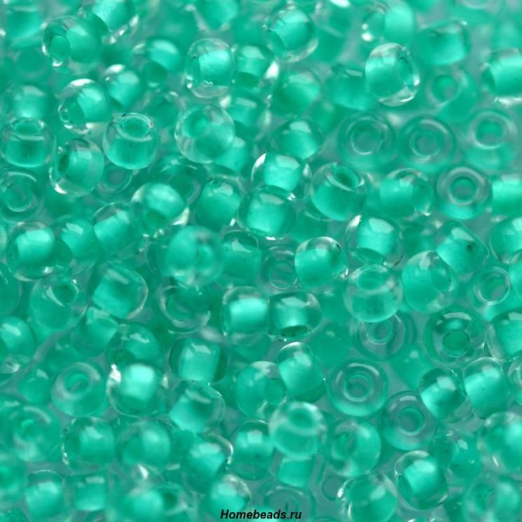 Бисер Preciosa 38358 прозрачный морская волна