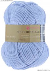 Пряжа ПЕХОРКА Мериносовая // 023 // 177 // Голубое небо