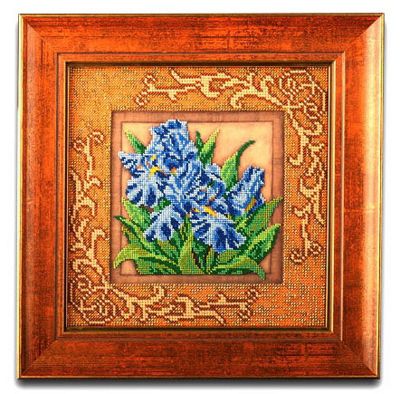 Набор для вышивания бисером КРОШЕ "Озорные ирисы" В-409