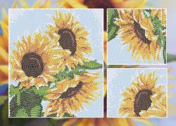 КБ-338 Схема для вышивания бисером ТМ Наследие "Солнечная гармония"