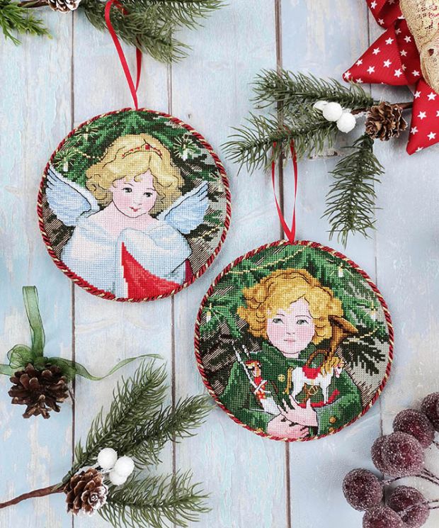 Набор для вышивания Марья Искусница "Пинкипы "Рождество" 21.002.18