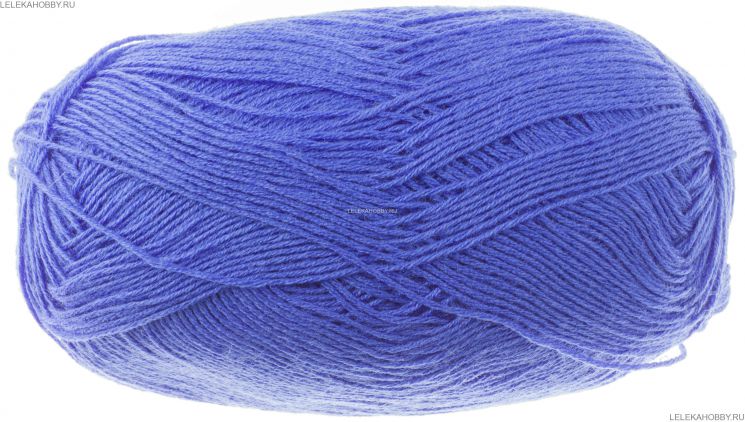 Пряжа ПЕХОРКА Кружевная // 067 // 26 // Василек
