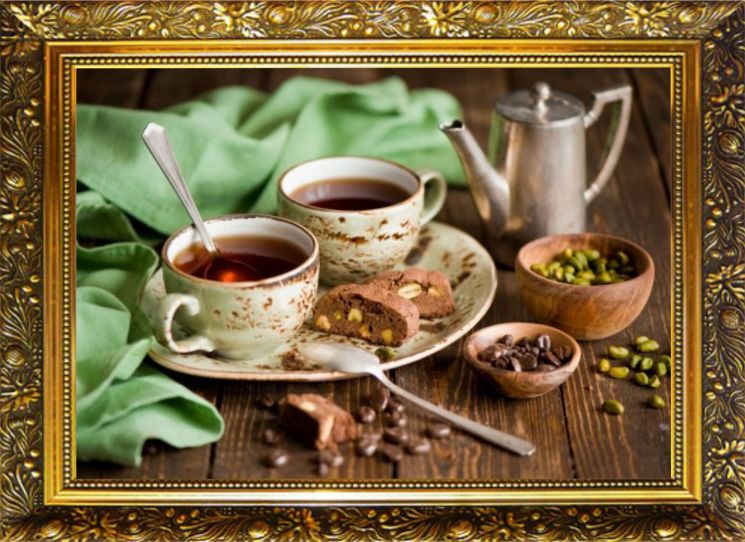 Алмазная мозаика Милато "Кофейная идиллия" NR-23 