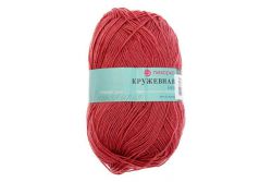 Пряжа ПЕХОРКА Кружевная // 067 // 28 // Амарант