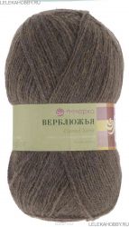 Пряжа ПЕХОРКА Верблюжья // 008 // 372 // Натуральный темно-серый