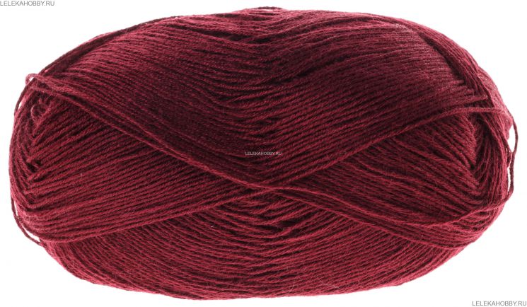 Пряжа ПЕХОРКА Кружевная // 067 // 323 // Бордо