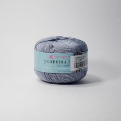 Пряжа ПЕХОРКА Успешная 220м // 035 // 174 // Стальной