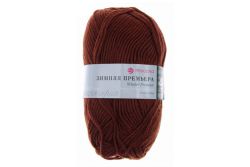 Пряжа ПЕХОРКА Зимняя премьера // 060 // 62 // Каштан