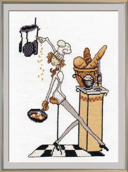 519 Набор для вышивания ОВЕН "Повариха №3"