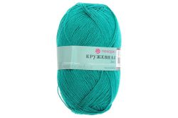 Пряжа ПЕХОРКА Кружевная // 067 // 581 // Светлый изумруд