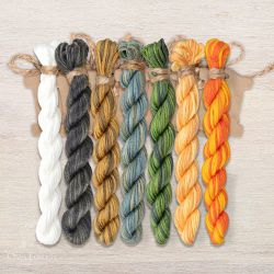 НМул-ОЛ137-2362 Набор ниток OwlForest для схемы «Облепиховое лето» (ПНК) 36 каунт в 2 нити