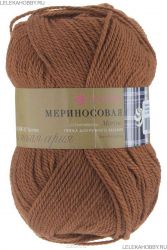 Пряжа ПЕХОРКА Мериносовая // 023 // 344 // Красная глина