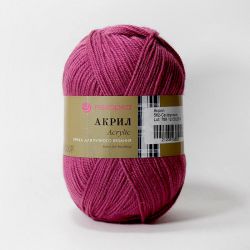 Пряжа Акрил Пехорский // 003 // 582 // Светлая фуксия