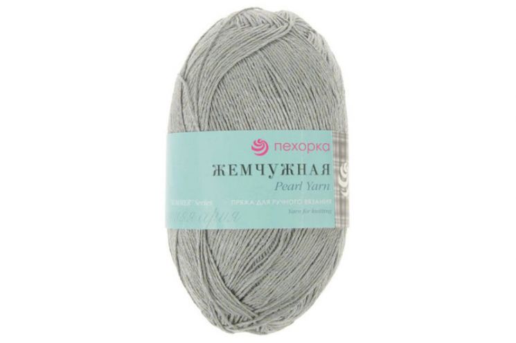 Пряжа ПЕХОРКА Жемчужная // 015 // 59 // Мышонок