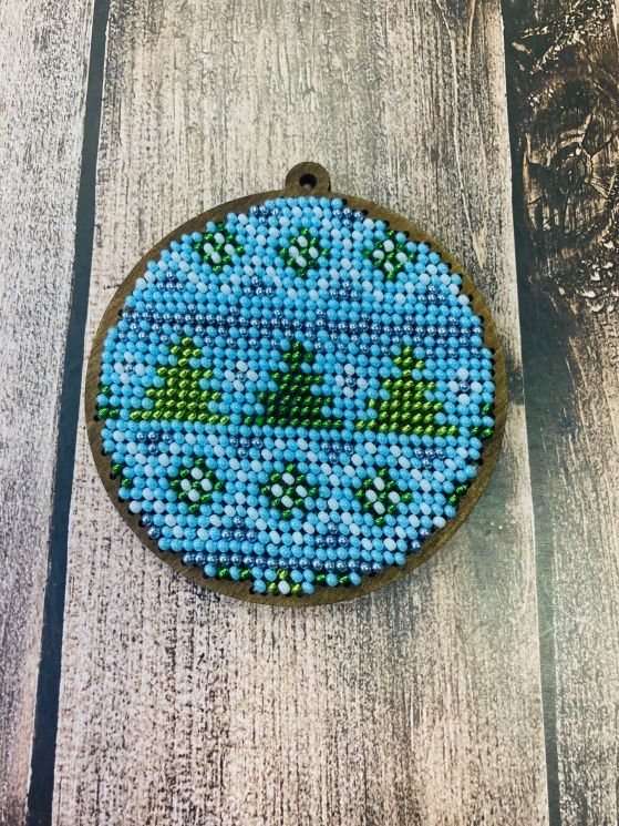 С039-02 Набор для вышивания Шар "Оттепель", 8,5х8 см