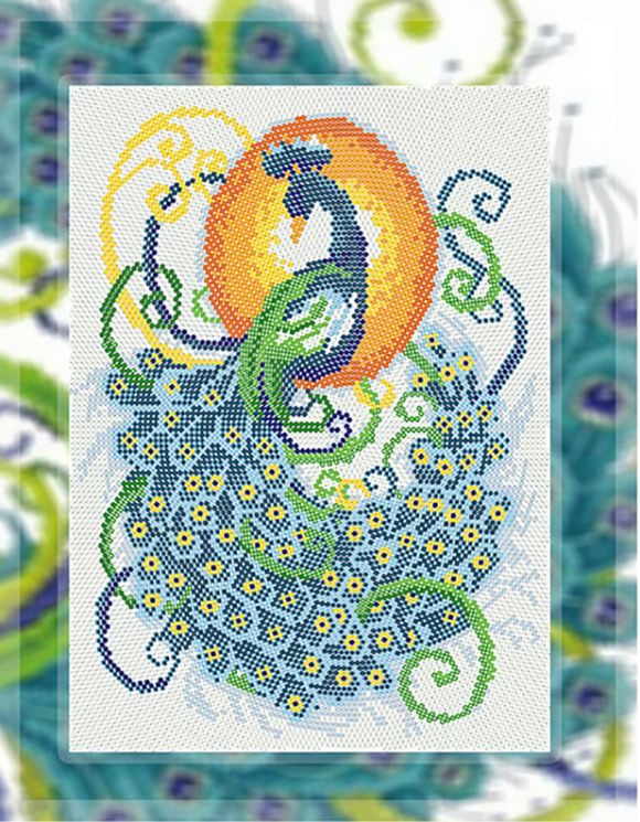 КБ-353 Схема для вышивания бисером ТМ Наследие "Жар-птица"