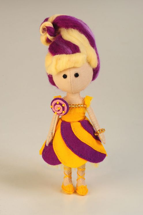 Набор для изготовления текстильной игрушки Перловка "Карамелька" ПФ-1207