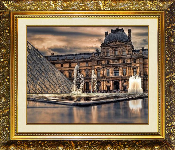 ML-35 Алмазная мозаика МИЛАТО "Лувр"
