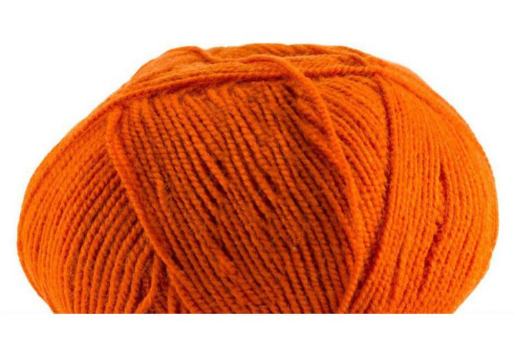 Пряжа ПЕХОРКА Бисерная // 005 // 250 // Рябина