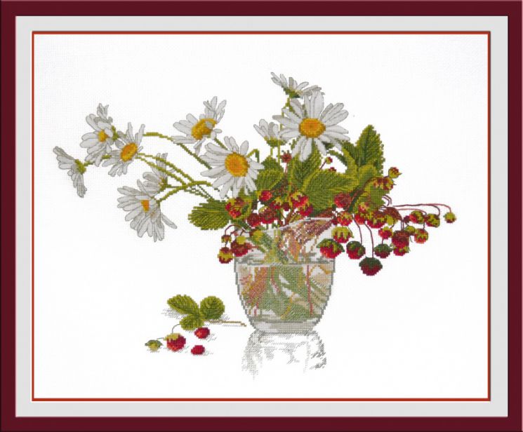 Набор для вышивания крестом ОВЕН "Летняя фантазия" 797