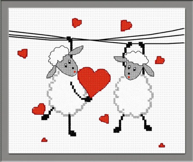 735 Набор для вышивания ОВЕН "Тому, кого люблю"