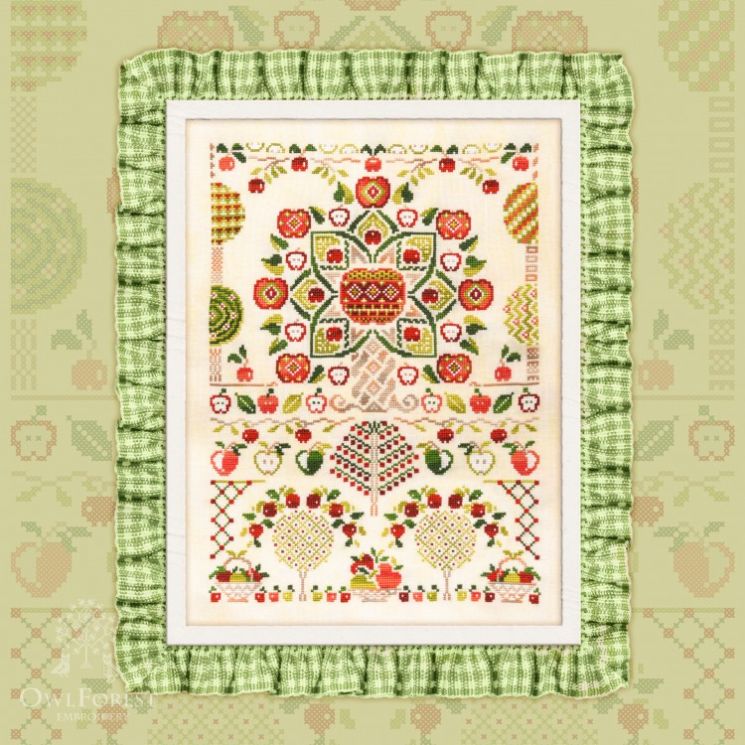 Схема для вышивания «Наливные яблочки» 0141-НЯ-С