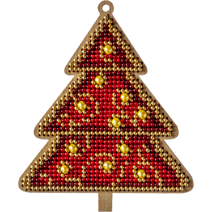 Набор для вышивания бисером по дереву ВОЛШЕБНАЯ СТРАНА FLK-317, 8*10см