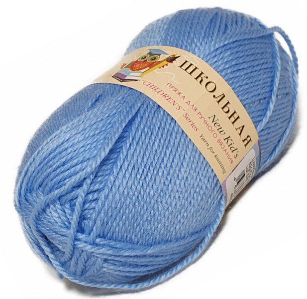 Пряжа ПЕХОРКА Школьная // 107 // 520 // Голубая пролеска