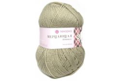 Пряжа ПЕХОРКА Мерцающая // 024 // 270 // Мокрый песок