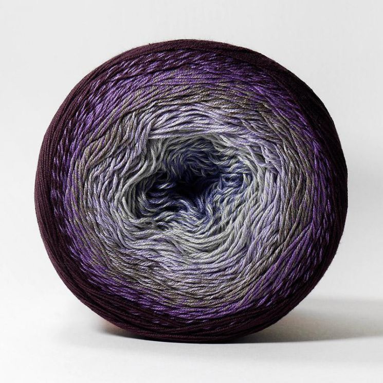 Пряжа Flowers 278 Ежевично-сиреневый