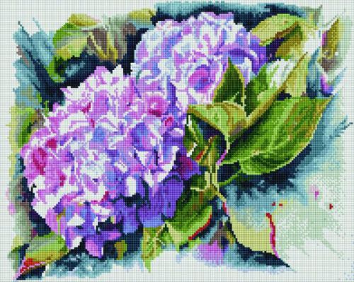 Алмазная мозаика Paintboy "Гортензия" APK19024 