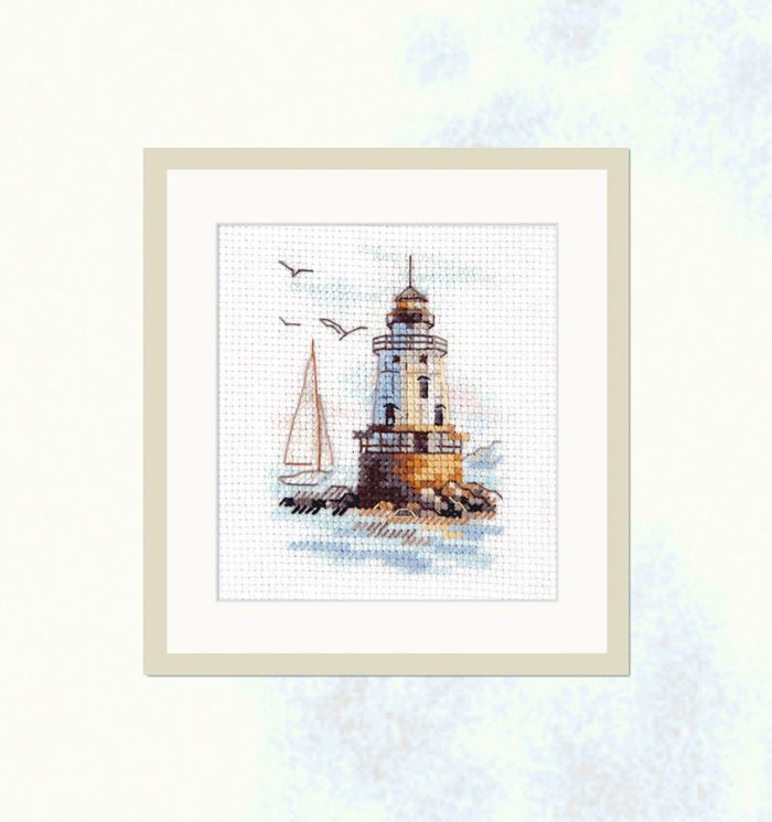 0-224 Набор для вышивания Алиса "Солнечное утро. Маяк"