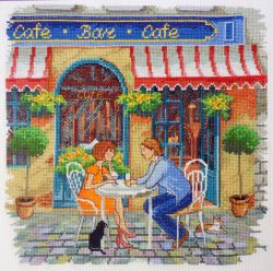 11.005.04 Набор для вышивания Марья Искусница "Уличное кафе"