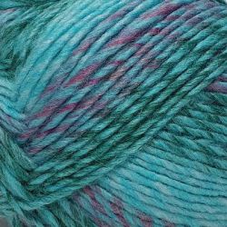 Пряжа ПЕХОРКА Ровница Мультиколоровая // 094 // 1175 М // Бирюзовый меланж