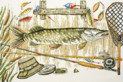 11.006.01 Набор для вышивания Марья Искусница "Время ловить рыбу"