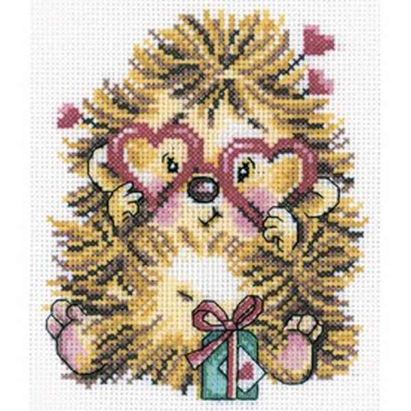 Набор для вышивания крестом РТО "Влюбленный ежик" С152