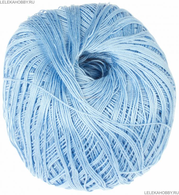 Пряжа Цветное кружево // 063 // 05 // Голубой