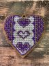С002-01 Набор для вышивания бисером по дереву "Сердце-1", 8х8см