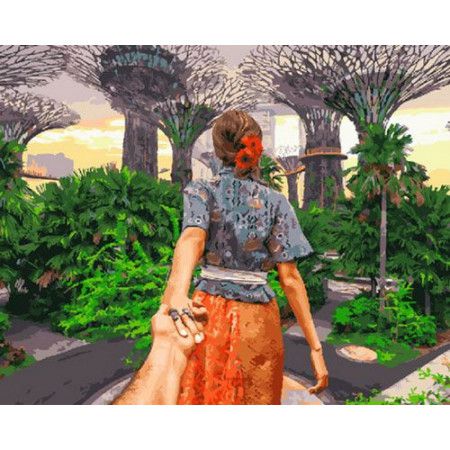  Картина по номерам Paintboy "Следуй за мной. Сингапур" GX30355