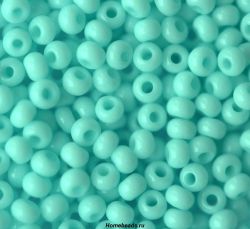 03265 Бисер матовый лазурно-голубой (Preciosa) 