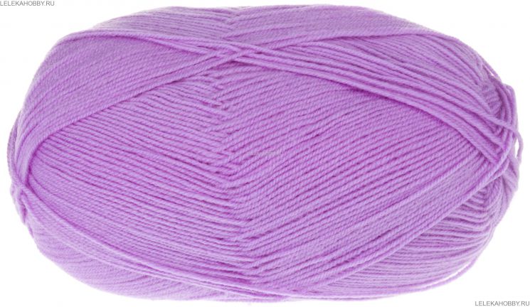 Пряжа ПЕХОРКА Австралийский меринос // 001 // 389 // Св.фиалка