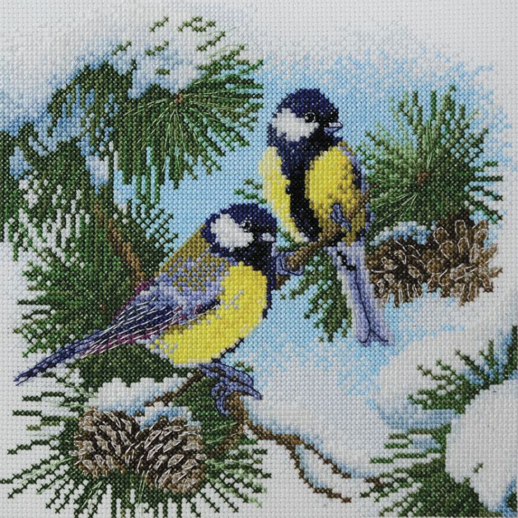 03.011.05 Набор для вышивания Марья Искусница "Синички"