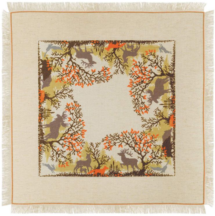 1739 Набор для вышивания Риолис «Салфетка "Лесные животные"»