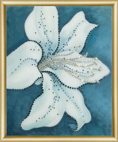 Картина стразами Чаривна Мить "Лилия"